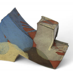 Inner Landscape Size: 13" X 8" X 3" Medium: Glazed Terracotta Sculpture